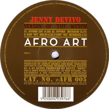 Jenny Devivo - Season Of The Witch