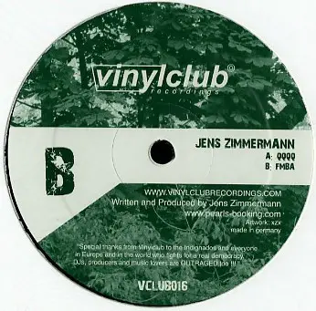 Jens Zimmermann - La Vie Est Precieuse EP