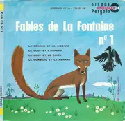 7inch Vinyl Single - Jean Marchat , Denise Gence - Fables De La Fontaine N°1