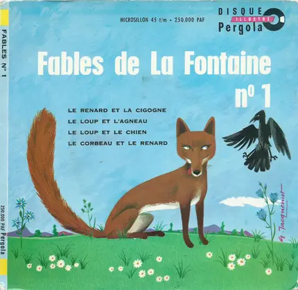 Jean Marchat , Denise Gence - Fables De La Fontaine N°1