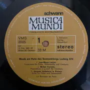 LP - Leclair / Corrette / Romain / d'Hervelois / Coupertin - Musik Am Hofe Des Sonnenkönigs Ludwig XIV