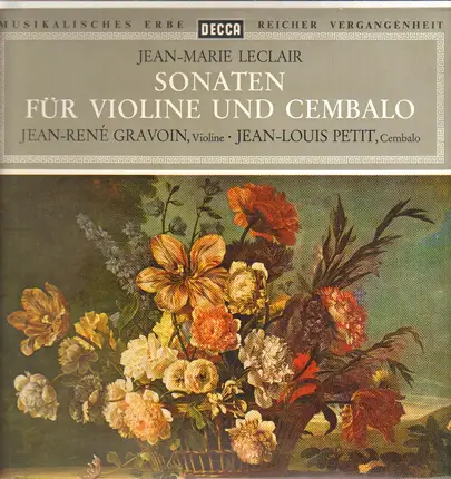 Jean-Marie Leclair/ J.-R. Gravoin, J.-L. Petit - Sonate Nr.9 E-dur, Nr. 10 C-dur, Nr.9 Es-dur und Nr. 3 e-moll