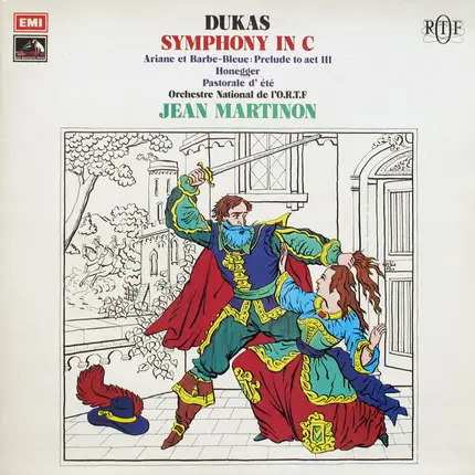Jean Martinon , Paul Dukas , Arthur Honegger , Orchestre National De France - Symphony in C