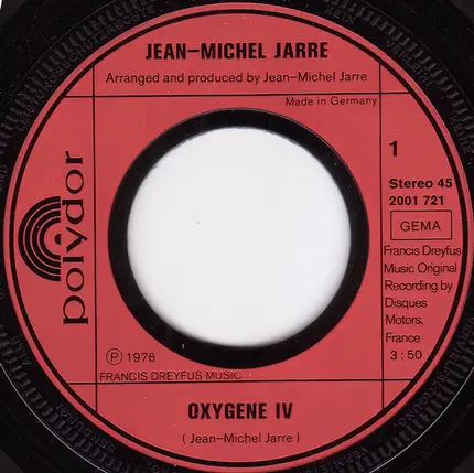 Jean-Michel Jarre - Oxygene IV