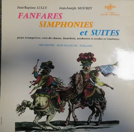 Lully, Mouret - Fanfares Simphonies Et Suites Pour Trompettes, Cors De Chasse, Hautbois, Orchestre À Cordes Et Timb