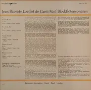 LP - Loeillet - Jean Baptiste Loeillet de Gant: Fünf Blockflötensonaten