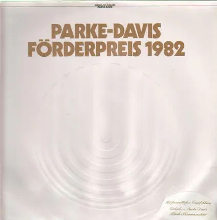 Jean-Baptiste Müller, Yukino Fujiwara - Parke-Davis Förderpreis 1982