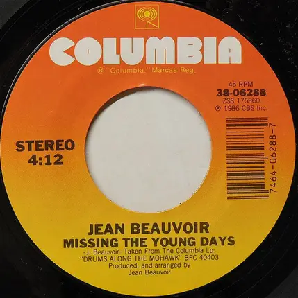 Jean Beauvoir - Missing The Young Days