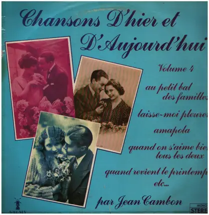 Jean Cambon - Chansons D'Hier Et D'Aujourd'hui Volume 4