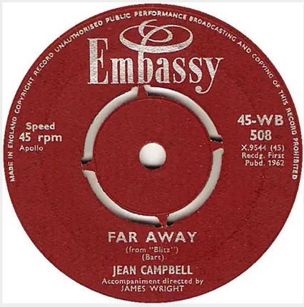 Jean Campbell - Far Away / The Day After Tomorrow