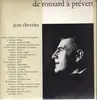 LP - Jean Chevrier - De Ronsard à Prévert