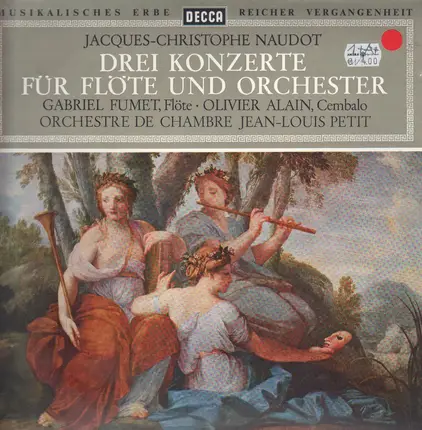 Jean-Christophe Naudot - Drei Konzerte für Flöte und Orchester