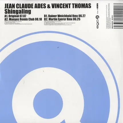 Jean-Claude Ades & Vincent Thomas - Shingaling