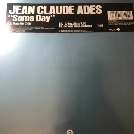 Jean-Claude Ades - Some Day