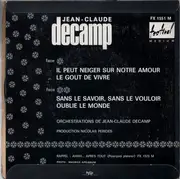 7inch Vinyl Single - Jean-Claude Decamp - Il Peut Neiger Sur Notre Amour - Gatefold Sleeve