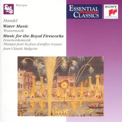 Jean-Claude Malgoire - Handel: Water music Music for the Royal Fireworks