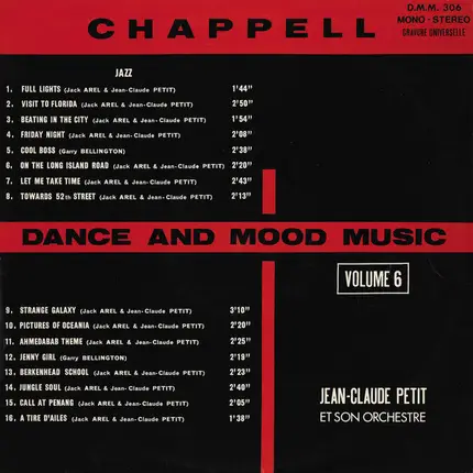 Jean-Claude Petit Et Son Orchestre - Dance And Mood Music Volume 6