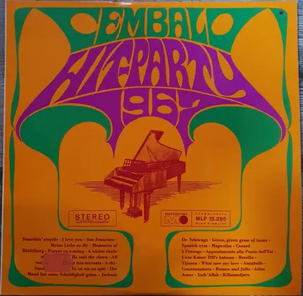 Jean Couroyer Et Son Orchestre - Cembalo-Hit-Party Anno 1967