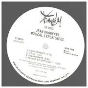 LP - Jean Dubuffet - Musical Experiences