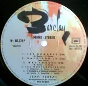 LP - Jean Ferrat - 10 Grandes Chansons De Jean Ferrat - Gatefold