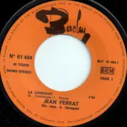 7inch Vinyl Single - Jean Ferrat - La Commune / Je Vous Aime