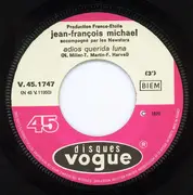 7inch Vinyl Single - Jean-François Michael - Adios Querida Luna