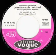 7inch Vinyl Single - Jean-François Michael - Je Pense A Toi