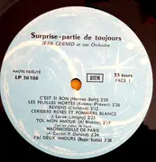 LP - Jean Gérard Et Son Orchestre - Soirée De Toujours