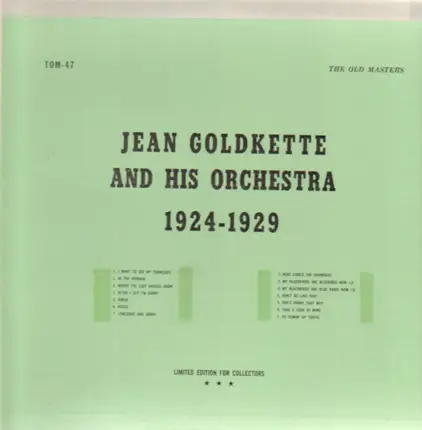 Jean Goldkette And His Orchestra - 1924-1929
