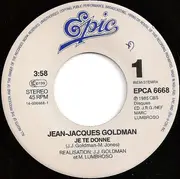 7inch Vinyl Single - Jean-Jacques Goldman / Michael Jones - Je Te Donne