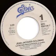 7inch Vinyl Single - Jean-Jacques Goldman - La Vie Par Procuration (En Public)
