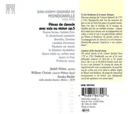 CD - Jean Joseph Cassanea De Mondonville - William Christie , Judith Nelson , Stanley Ritchie - Pièces De Clavecin Avec Voix Ou Violon