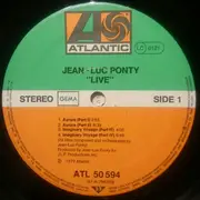 LP - Jean-Luc Ponty - Live