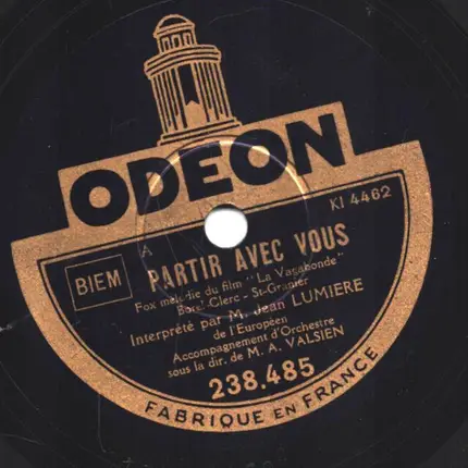 Jean Lumière - Quand Tu Chantes / Partir Avec Vous