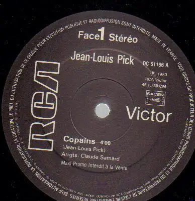 Jean-Louis Pick - Copains