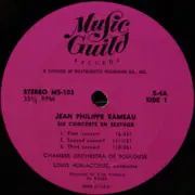 LP - Jean-Philippe Rameau - Six Concerts En Sextuors
