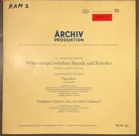 Jean-Philippe Rameau - Pigmalion / Troisième Concert Aus 'Les Indes Galantes'