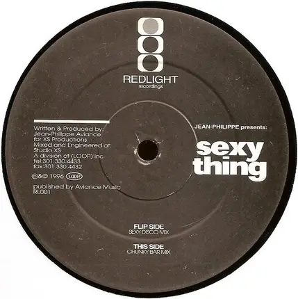 Jean-Phillippe Aviance - Sexy Thing