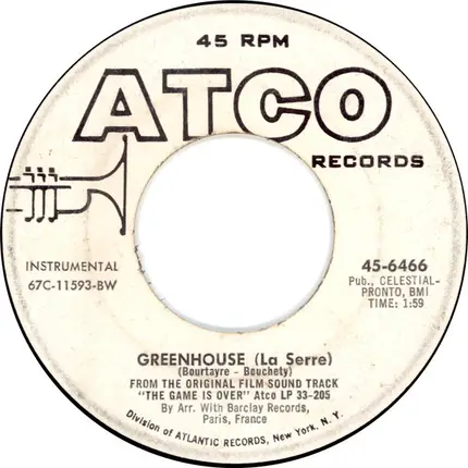 Jean-Pierre Bourtayre , Jean Bouchéty - A Certain Look (Theme) / Greenhouse (La Serre)