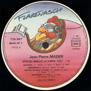 LP - Jean-Pierre Mader - Special Medley Olympia 1987 - Numbered