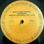 LP - Jean-Pierre Rampal , Georg Philipp Telemann - Twelve Fantasies For Flute - PCM Half Speed