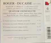 CD - Roger-Ducasse - Quatuor En Ré Majeur N°2