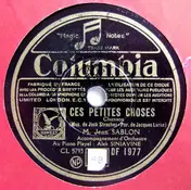 Jean Sablon - Ces Petites Choses / Vous Qui Passez Sans Me Voir