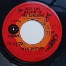 7inch Vinyl Single - Jean Shepard - Just Like Walkin' In The Sunshine / Candlelighted World