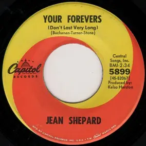 Jean Shepard - Your Forevers (Don't Last Very Long) / Coming Or Going