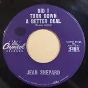 7inch Vinyl Single - Jean Shepard - How Do I Tell It To A Child - Company sleeve