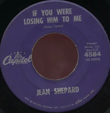Jean Shepard - How Long Does It Hurt (When A Heart Breaks)
