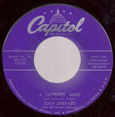 Jean Shepard - Take Possession / A Satisfied Mind