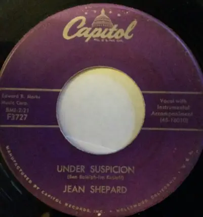 Jean Shepard - Under Suspicion / The Other Woman