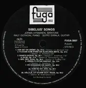 LP - Jean Sibelius - Jorma Hynninen , Ralf Gothóni - Sibelius´ Songs